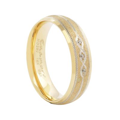 Argolla confort con piedras 6 mm